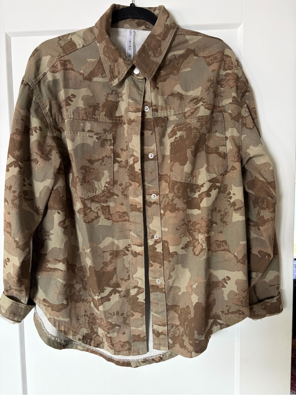Women’s Camouflage “jean” Camo Jacket size M